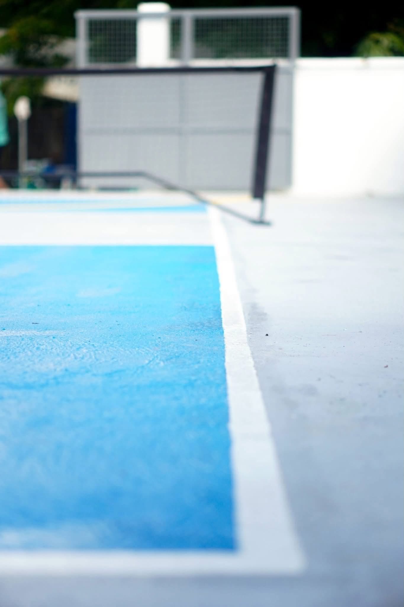 The court line at Baseline Pickleball, Tubod, Toledo City, Cebu