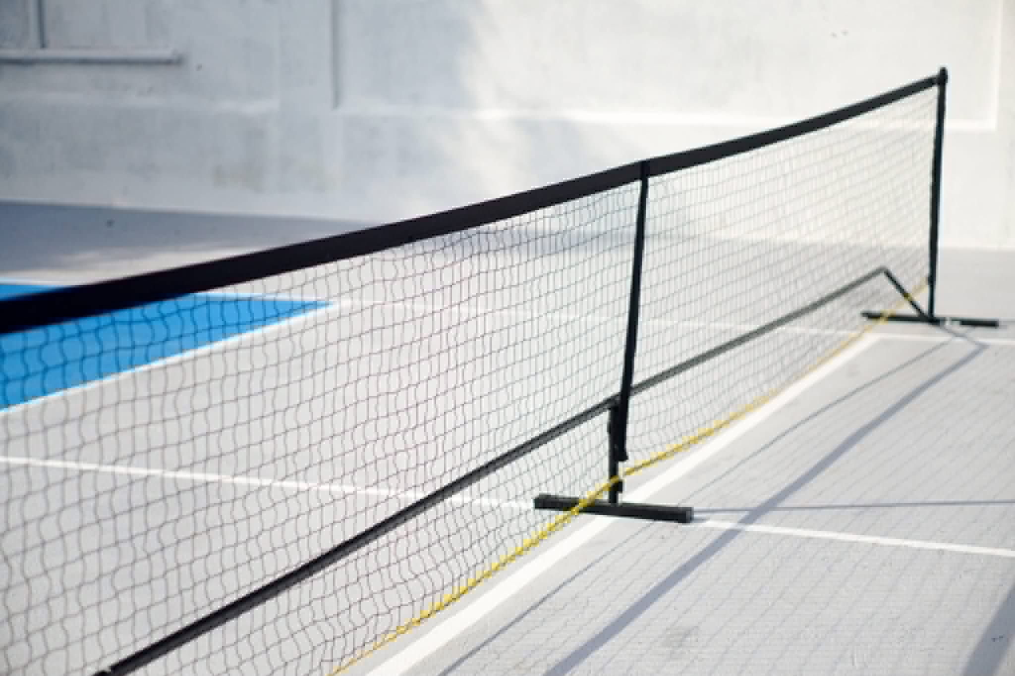 The net in daylight at Baseline Pickleball, Tubod, Toledo City, Cebu